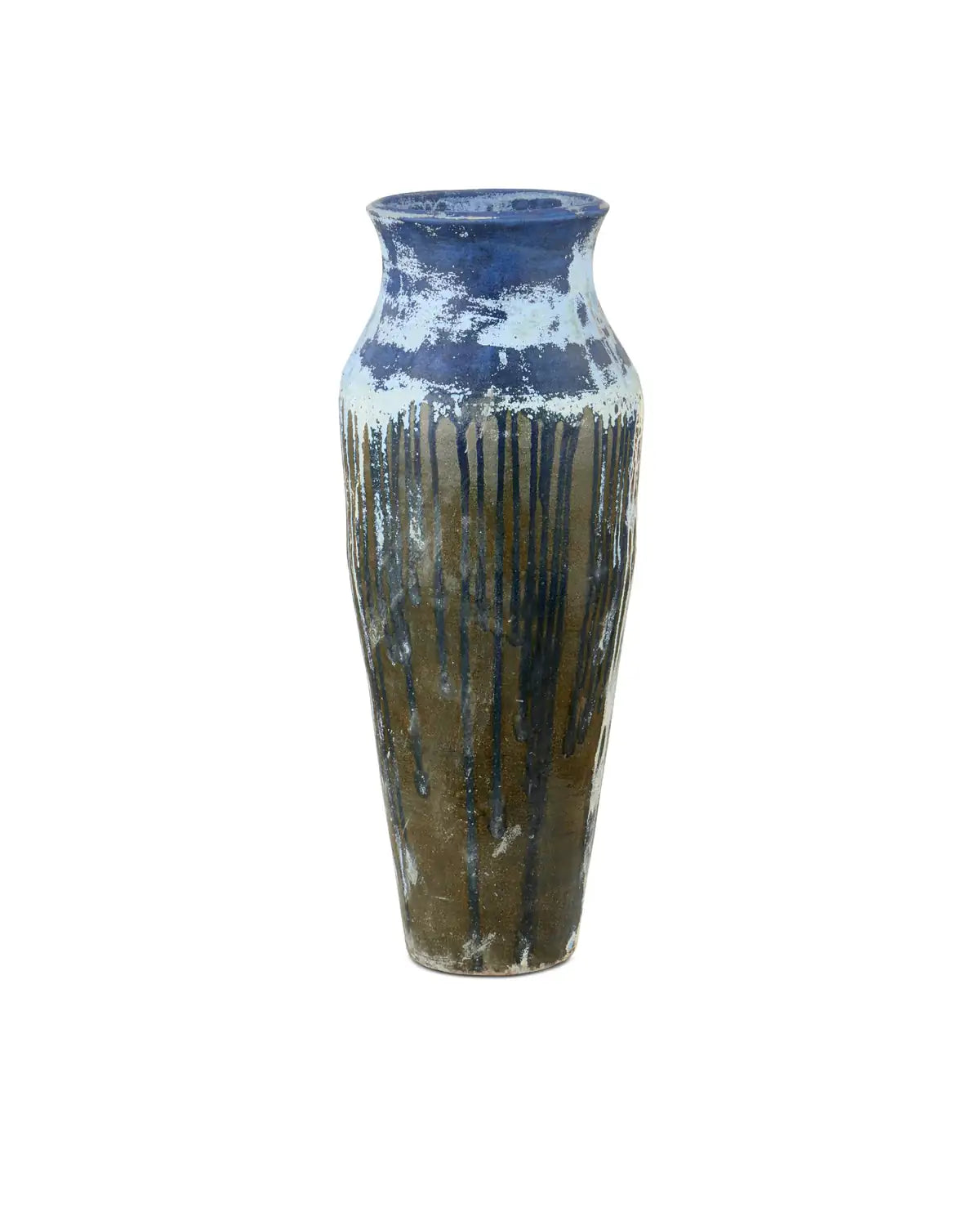 CURREY & COMPANY CAPIZZI BLUE DRIP URN - Decorative Accents