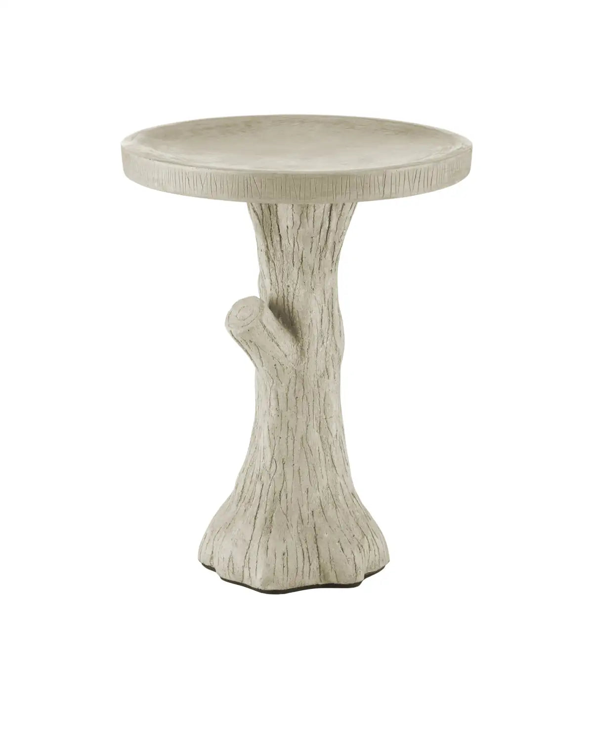CURREY & COMPANY FAUX BOIS BIRD BATH - Decorative Accents