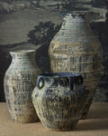 CURREY & COMPANY LIPARI ANTIQUE BLUE DRIP URN - Decorative Accents