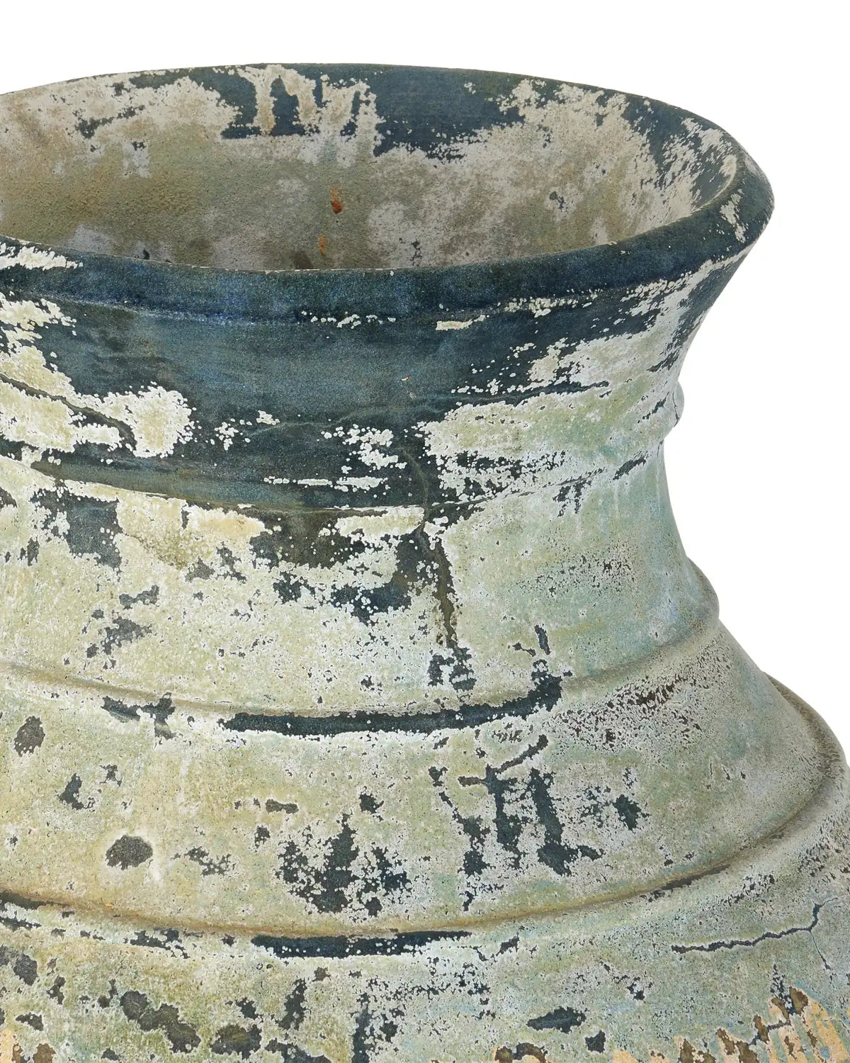 CURREY & COMPANY LIPARI ANTIQUE BLUE DRIP URN - Decorative Accents