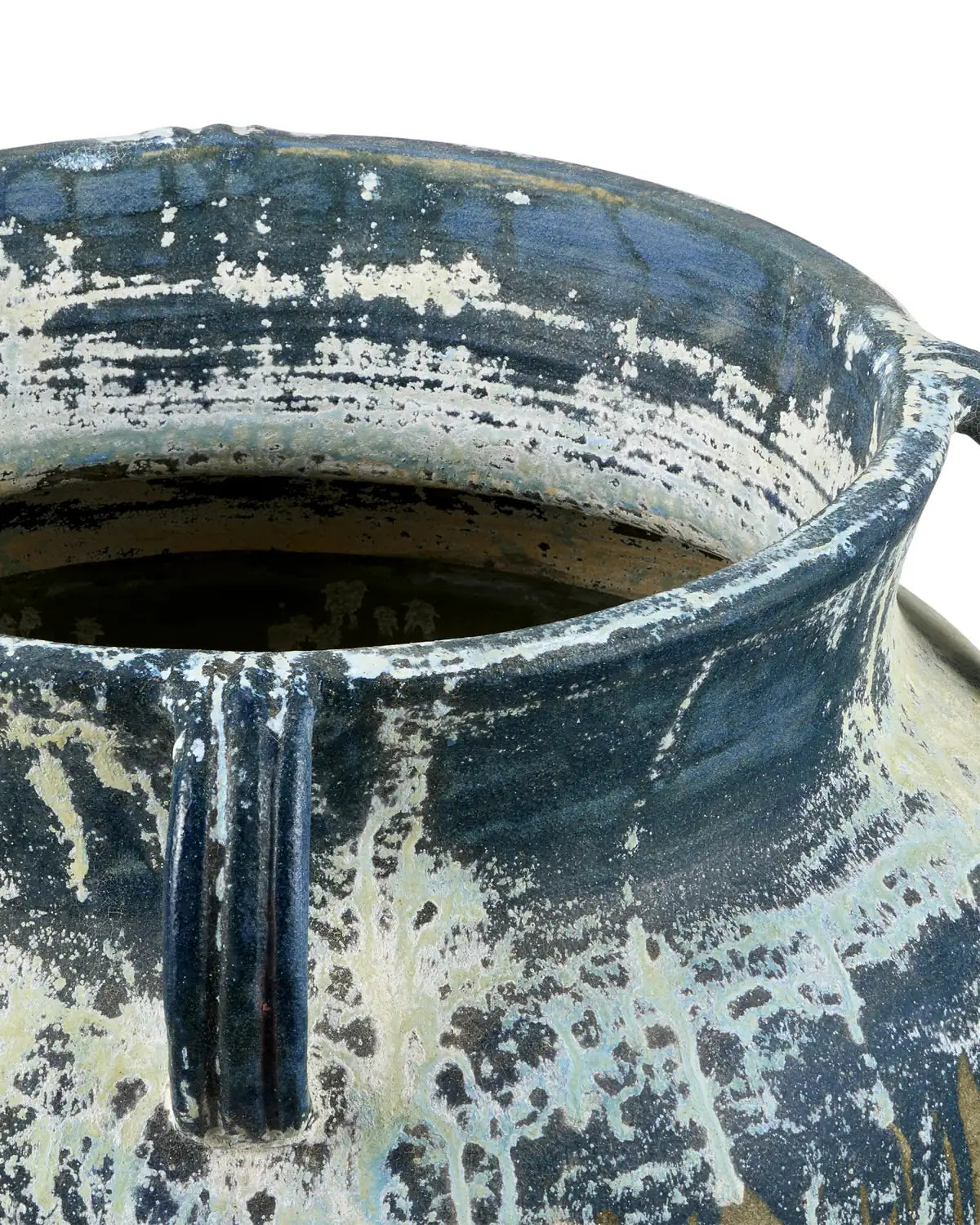 CURREY & COMPANY AGRIGENTO BLUE DRIP PLANTER - Decorative Accents