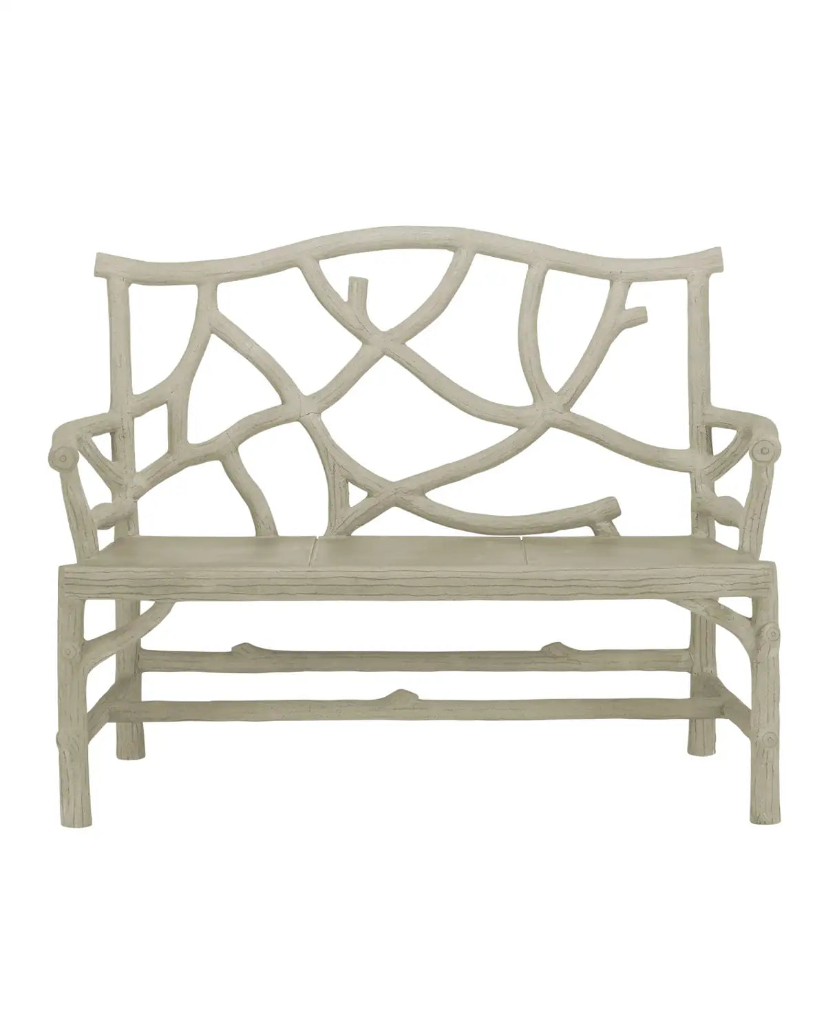 CURREY & COMPANY WOODLAND BENCH - Benches, Ottoman, Stools