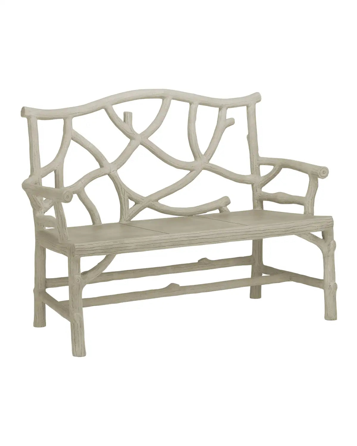 CURREY & COMPANY WOODLAND BENCH - Benches, Ottoman, Stools