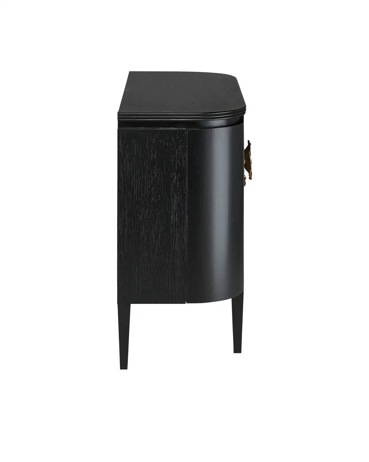 CURREY & COMPANY BRIALLEN DEMI-LUNE CABINET - Cabinets & Bar