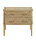 CURREY & COMPANY, KAIPO ROPE TWO-DRAWER CHEST, NIGHTSTANDS