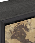 CURREY & COMPANY KARLSON FAUX VELLUM CREDENZA - Cabinets & Bar