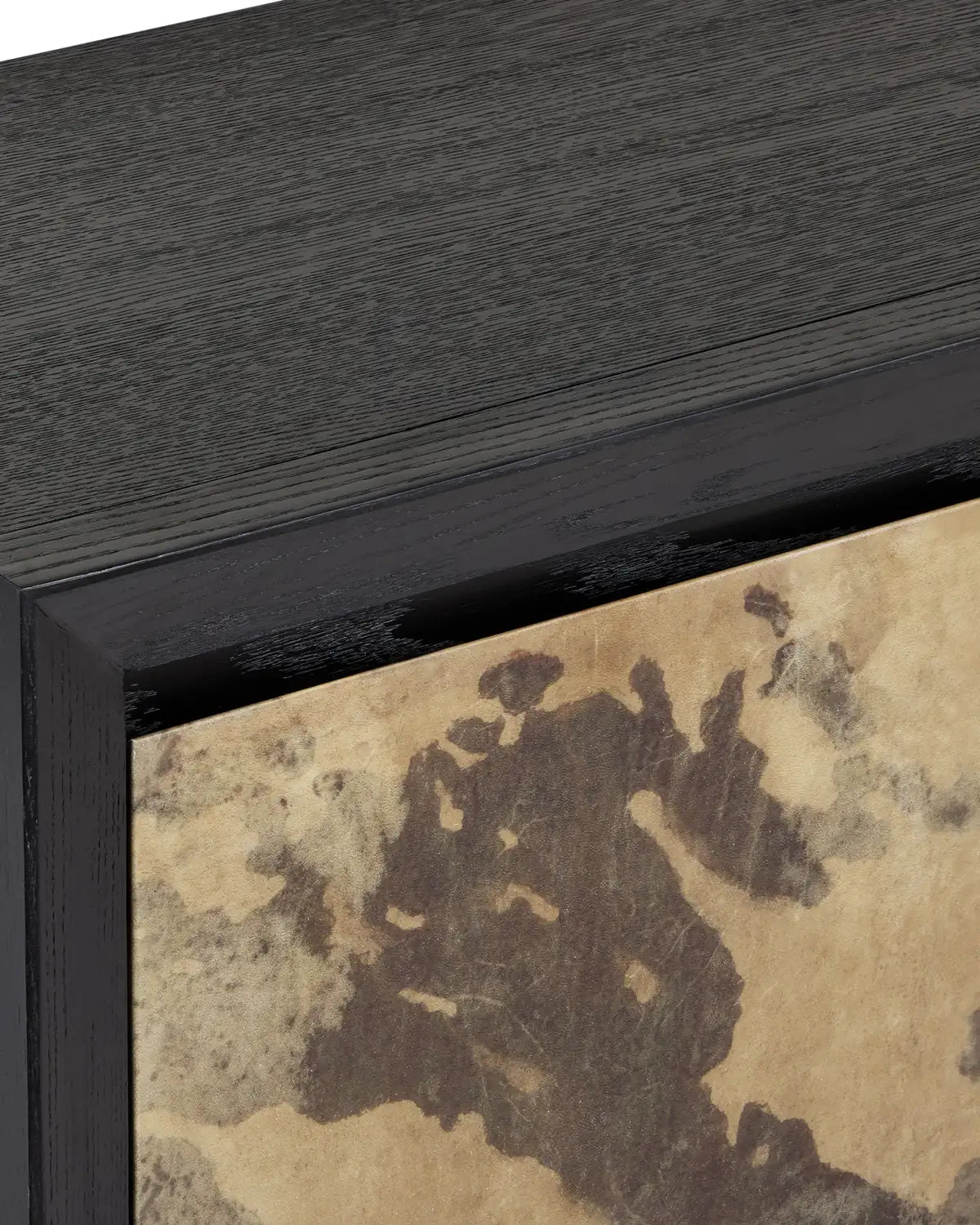 CURREY & COMPANY KARLSON FAUX VELLUM CREDENZA - Cabinets & Bar