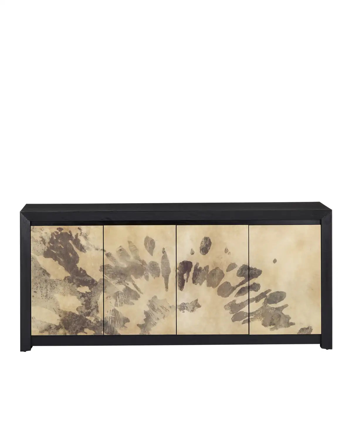 CURREY & COMPANY KARLSON FAUX VELLUM CREDENZA - Cabinets & Bar