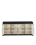 CURREY & COMPANY KARLSON FAUX VELLUM CREDENZA - Cabinets & Bar