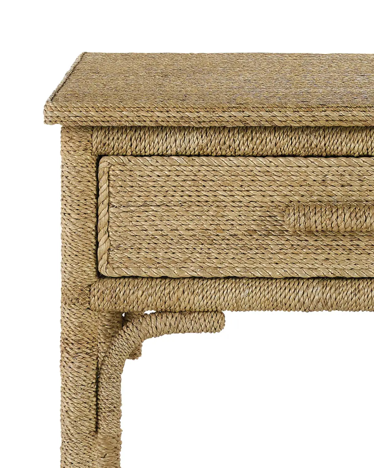 CURREY & COMPANY, OLISA ROPE NIGHTSTAND, NIGHTSTANDS