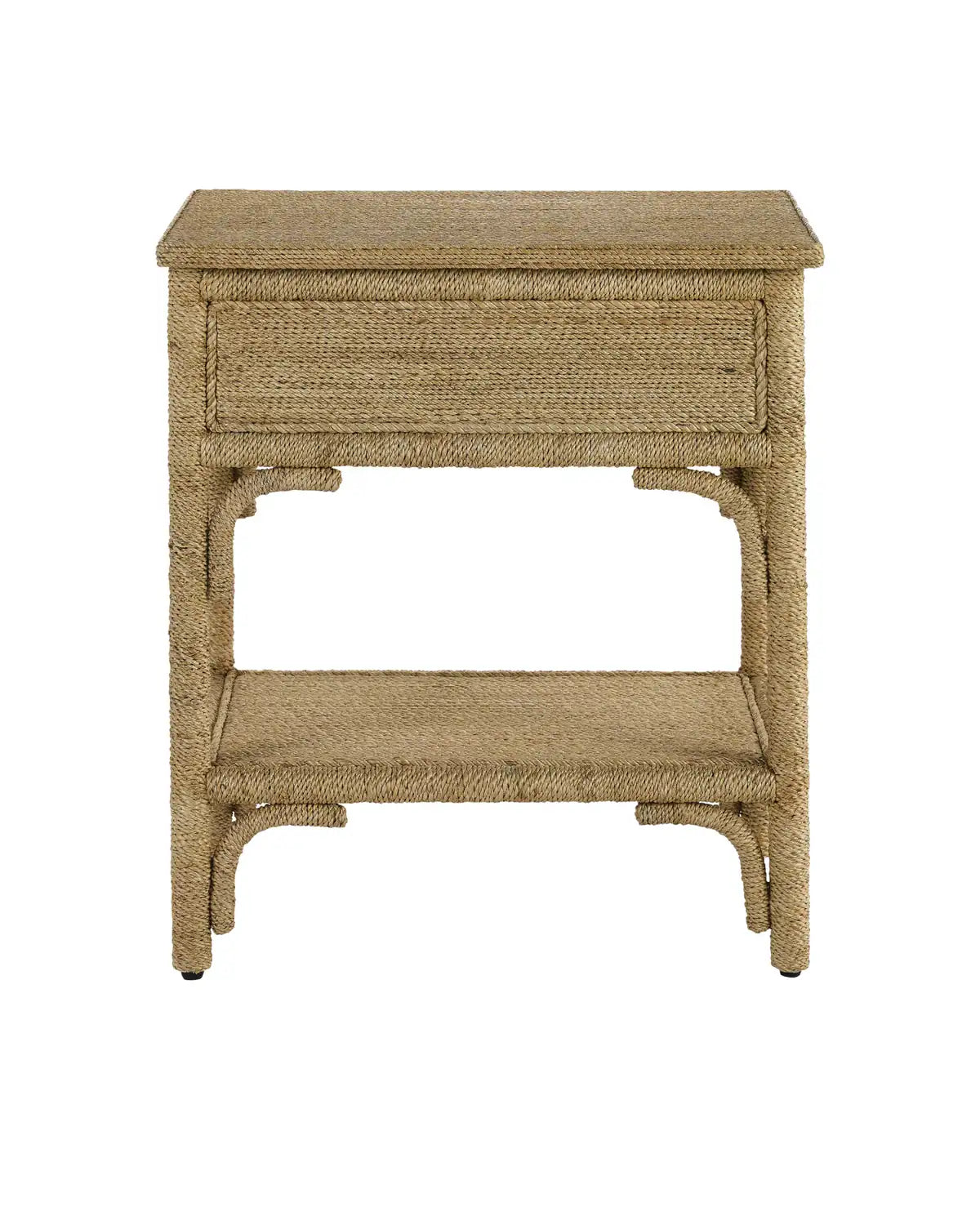 CURREY & COMPANY, OLISA ROPE NIGHTSTAND, NIGHTSTANDS