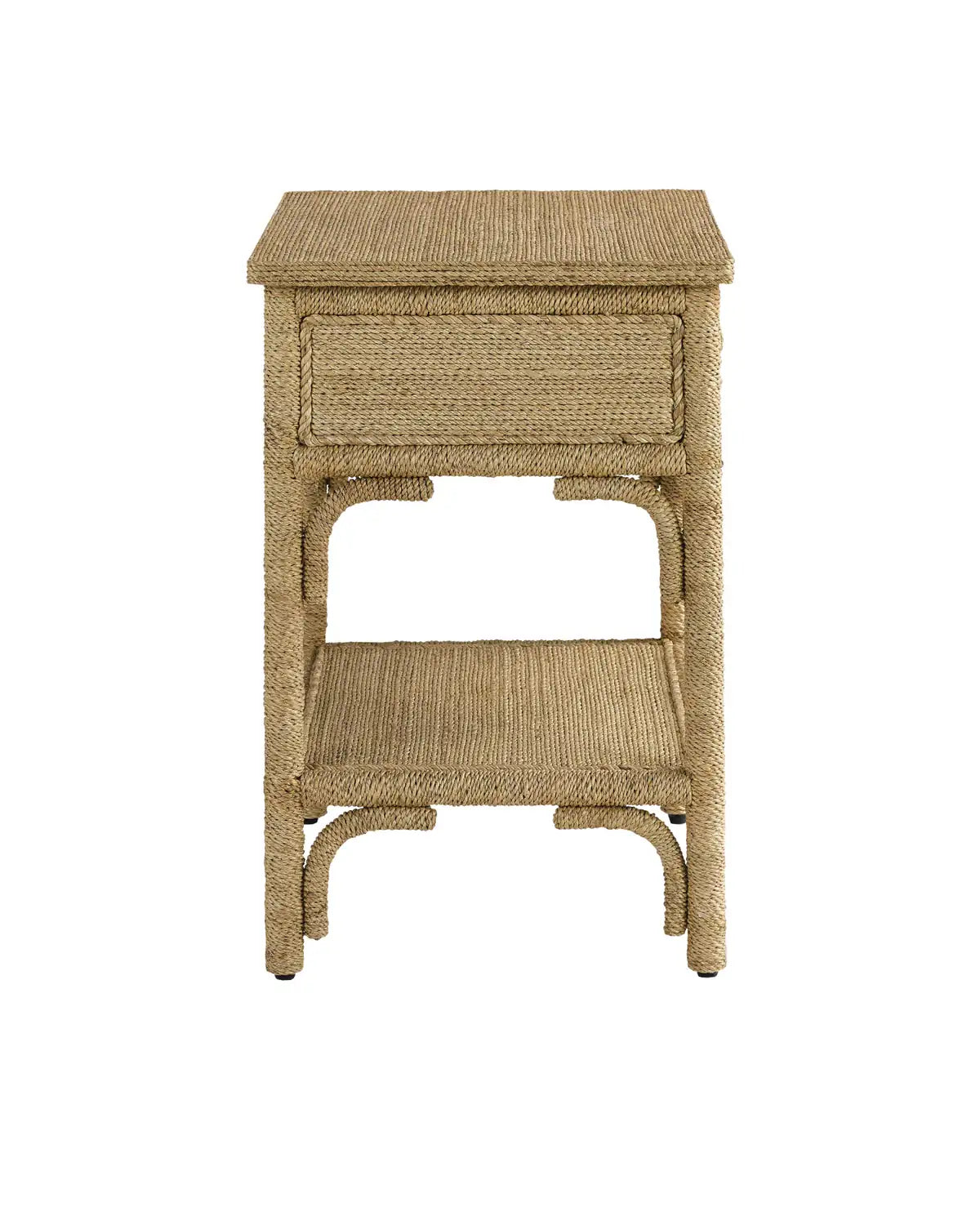 CURREY & COMPANY, OLISA ROPE NIGHTSTAND, NIGHTSTANDS