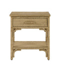 CURREY & COMPANY, OLISA ROPE NIGHTSTAND, NIGHTSTANDS