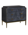 CURREY & COMPANY, KALLISTA BLUE CHEST, NIGHTSTANDS