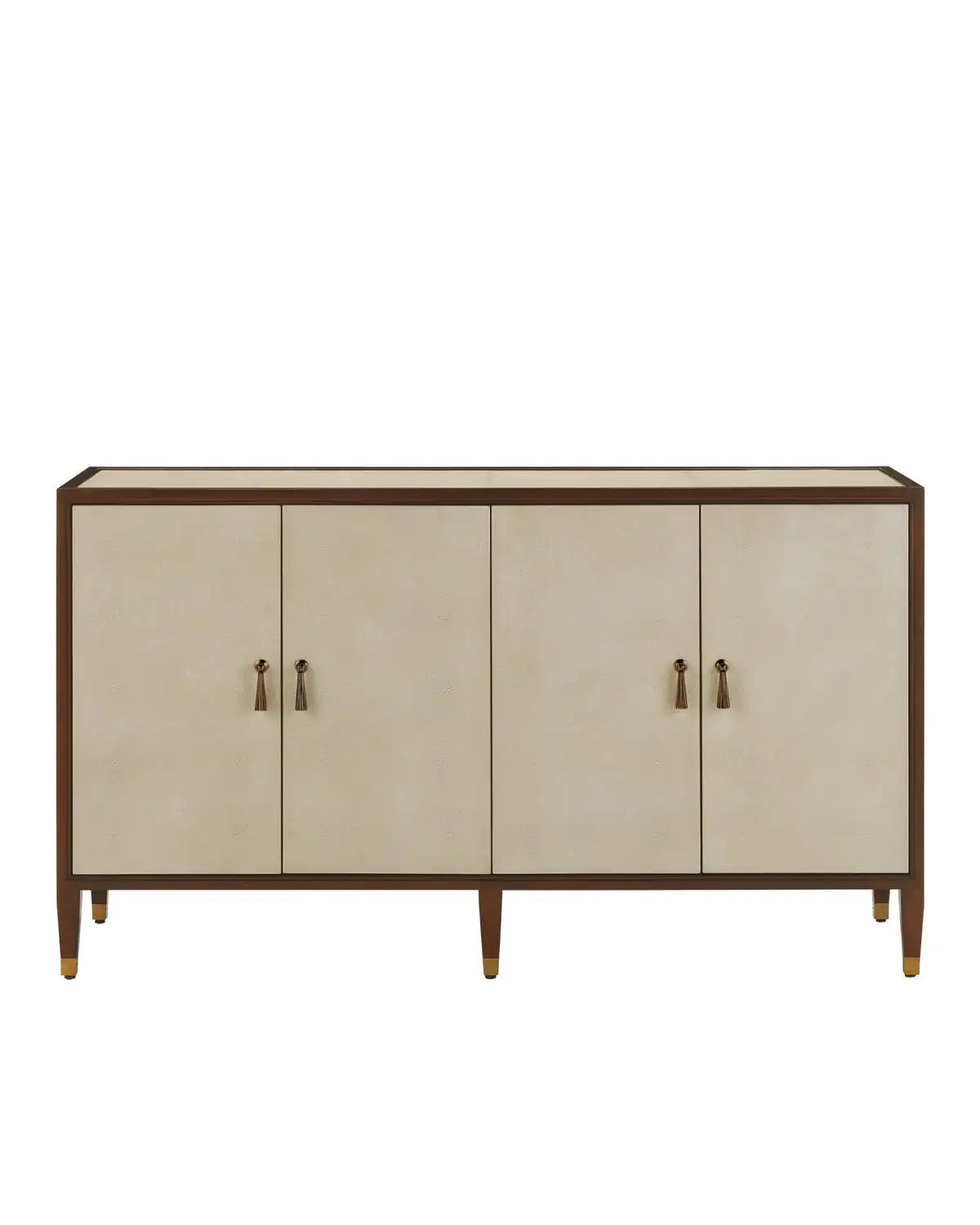 CURREY & COMPANY EVIE SHAGREEN CREDENZA - Cabinets & Bar