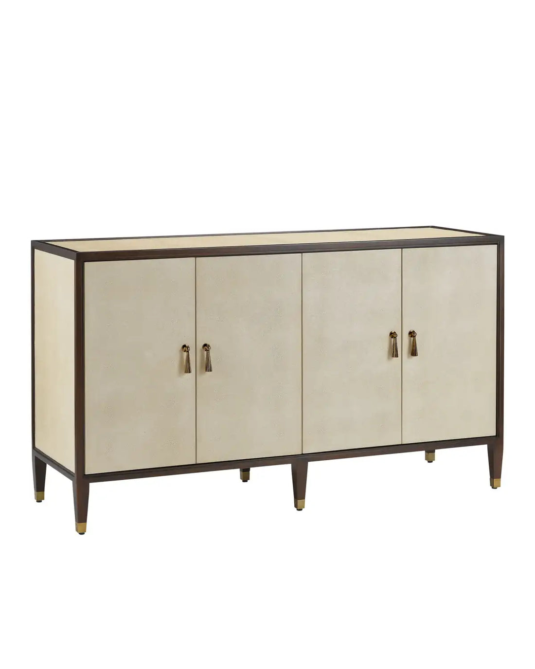 CURREY & COMPANY EVIE SHAGREEN CREDENZA - Cabinets & Bar