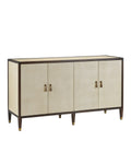 CURREY & COMPANY EVIE SHAGREEN CREDENZA - Cabinets & Bar