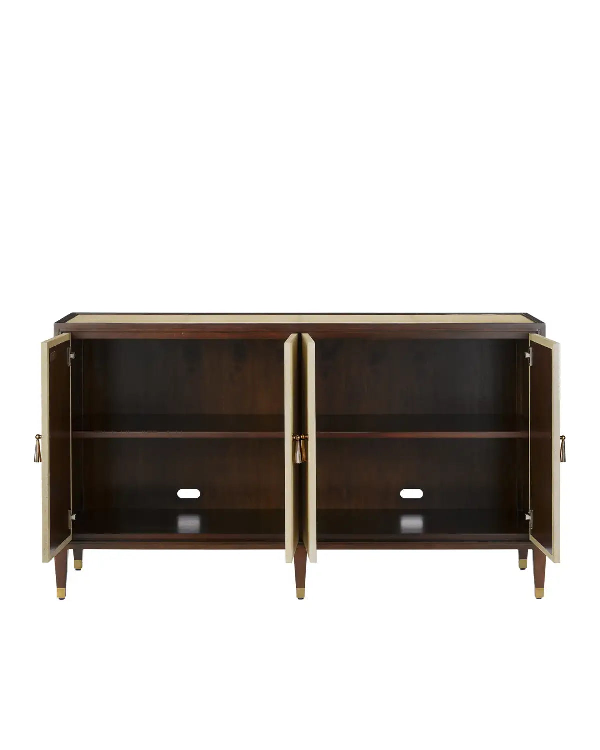 CURREY & COMPANY EVIE SHAGREEN CREDENZA - Cabinets & Bar