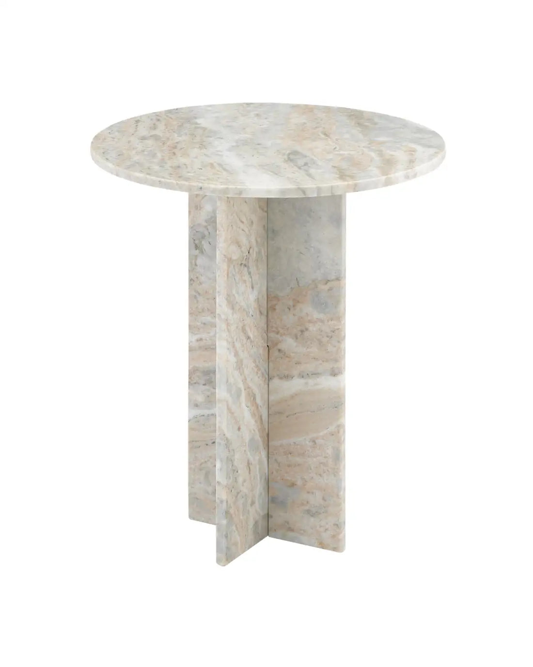 CURREY & COMPANY HARMON TORONTO MARBLE ACCENT TABLE - Dining Tables
