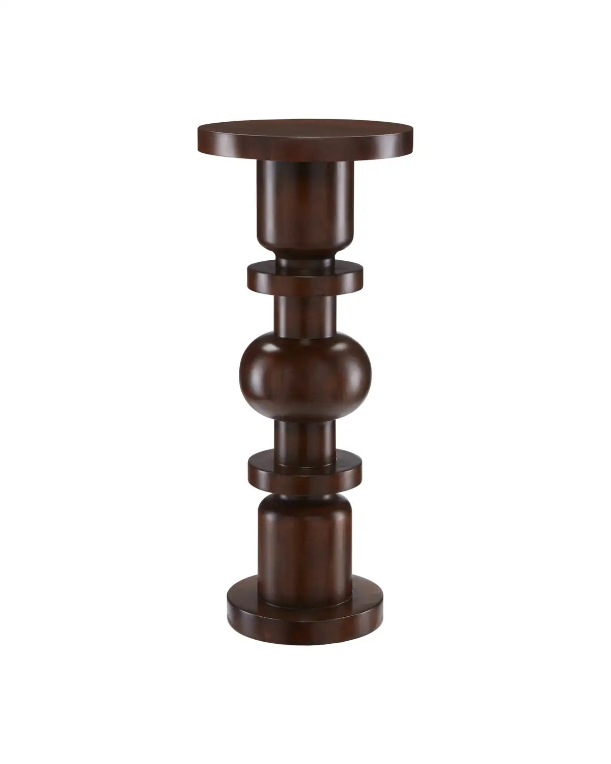 CURREY & COMPANY SASHA WALNUT DRINKS TABLE - Dining Tables