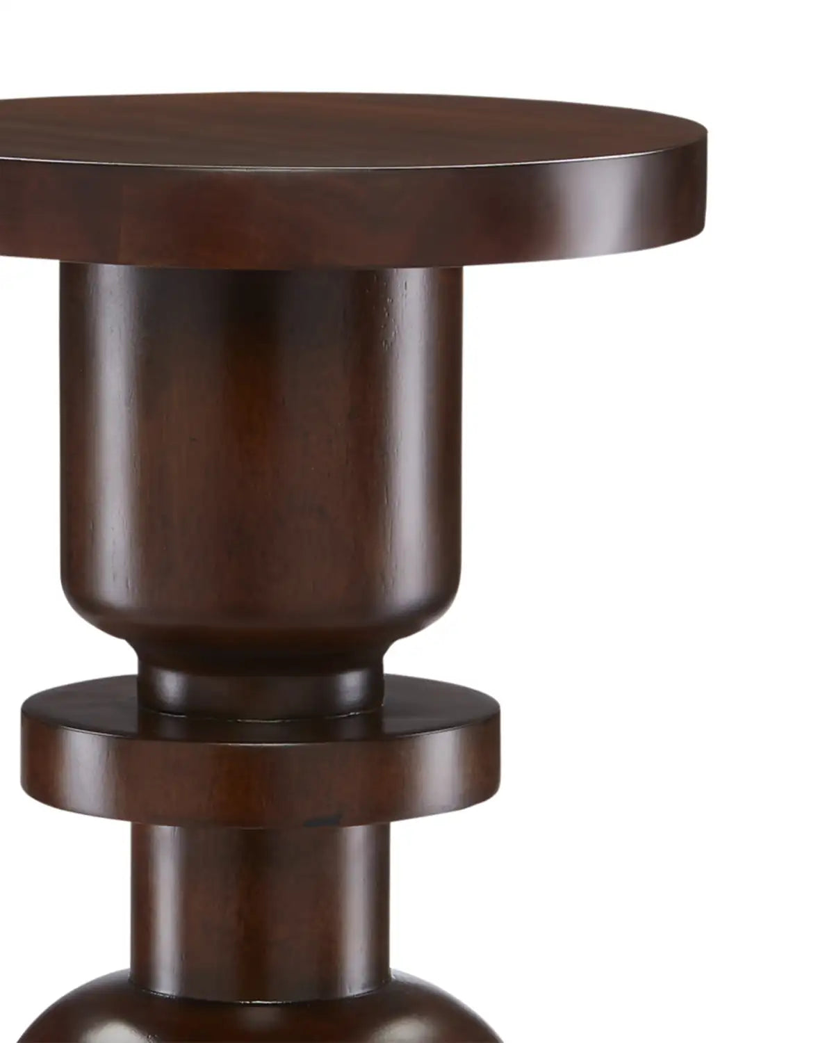 CURREY & COMPANY SASHA WALNUT DRINKS TABLE - Dining Tables
