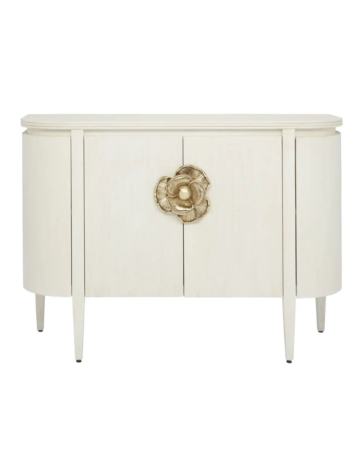 CURREY & COMPANY BRIALLEN DEMI-LUNE CABINET - Cabinets & Bar