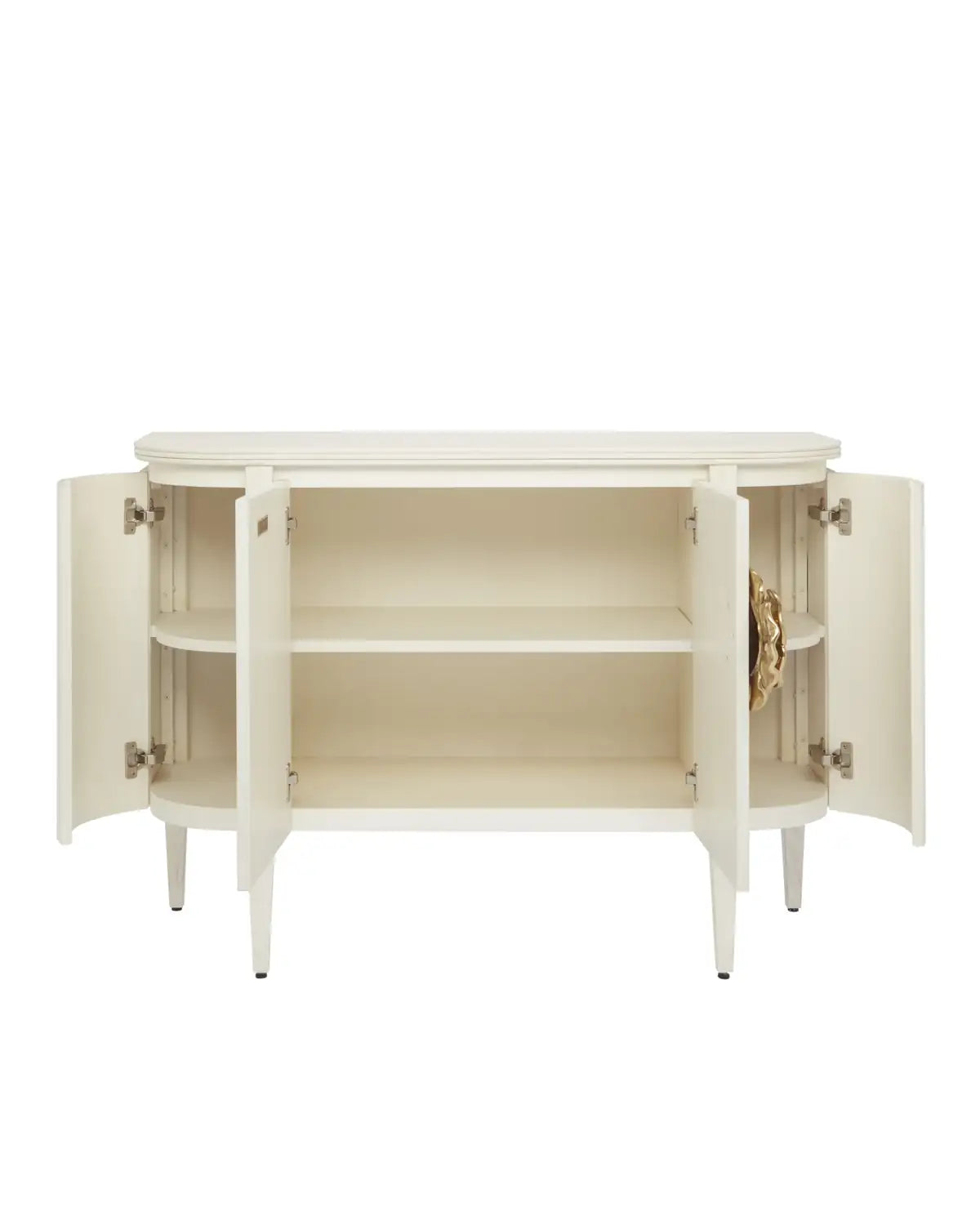 CURREY & COMPANY BRIALLEN DEMI-LUNE CABINET - Cabinets & Bar