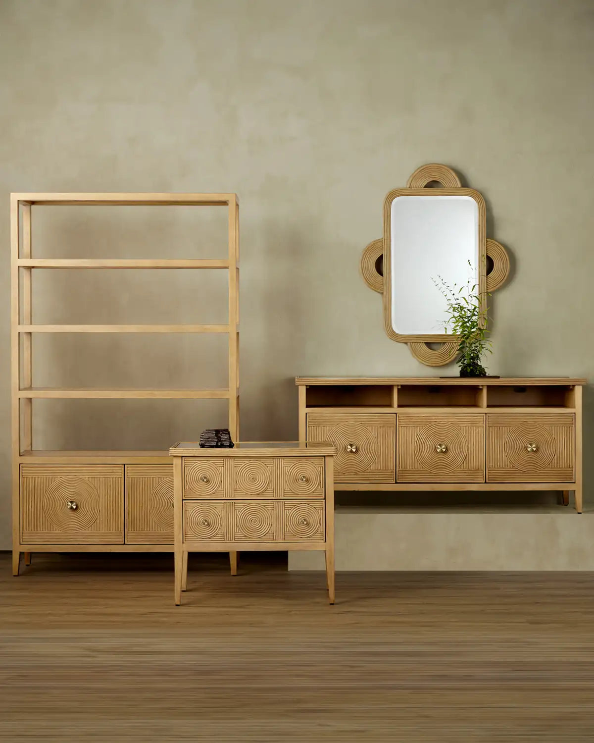 CURREY & COMPANY, SANTOS SEA SAND CHEST, NIGHTSTANDS