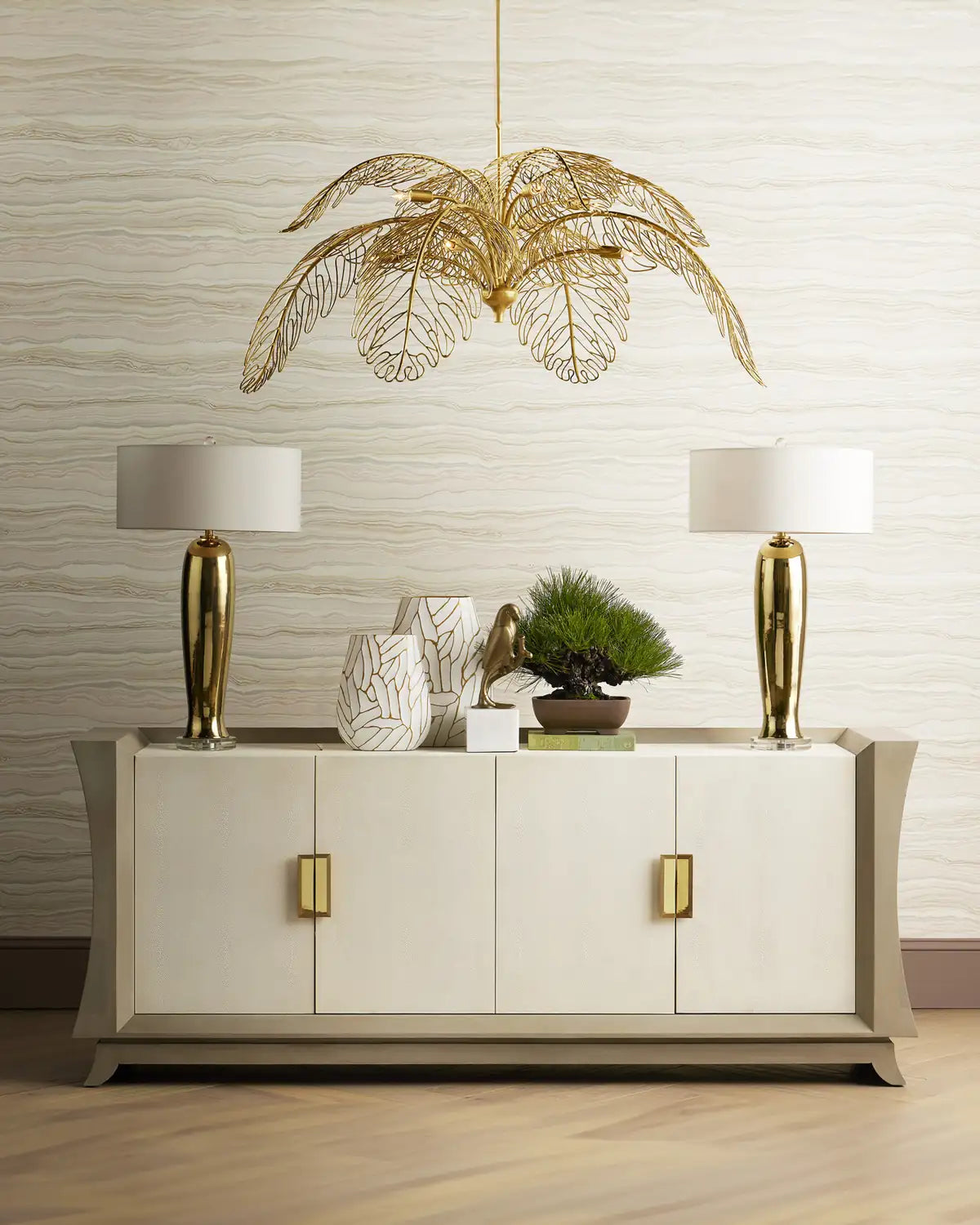 CURREY & COMPANY KOJI CREDENZA - Cabinets & Bar