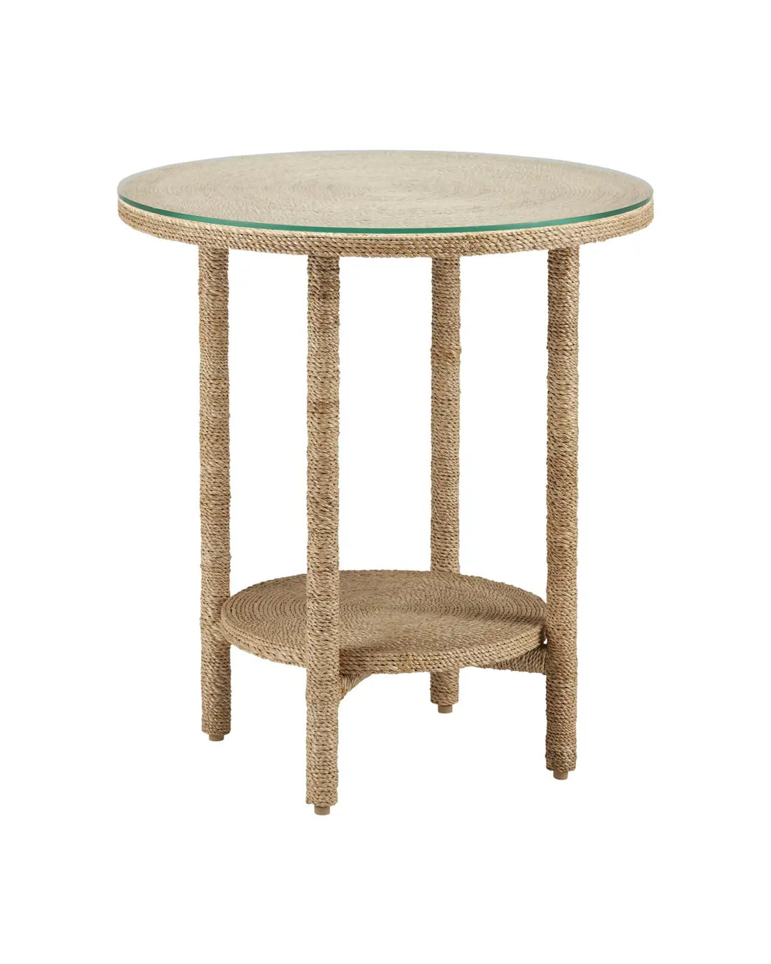 CURREY & COMPANY LIMAY ROPE ACCENT TABLE - Dining Tables
