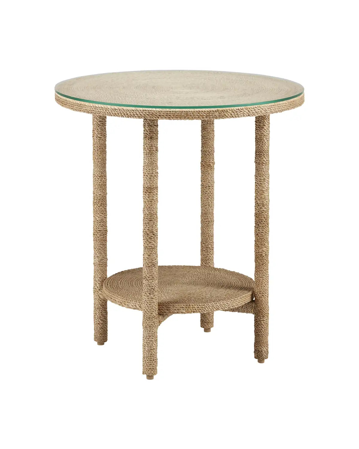 CURREY & COMPANY LIMAY ROPE ACCENT TABLE - Dining Tables