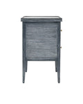 CURREY & COMPANY, SANTOS VINTAGE NAVY CHEST, NIGHTSTANDS