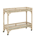 CURREY & COMPANY OLISA ROPE BAR CART - Decorative Accents