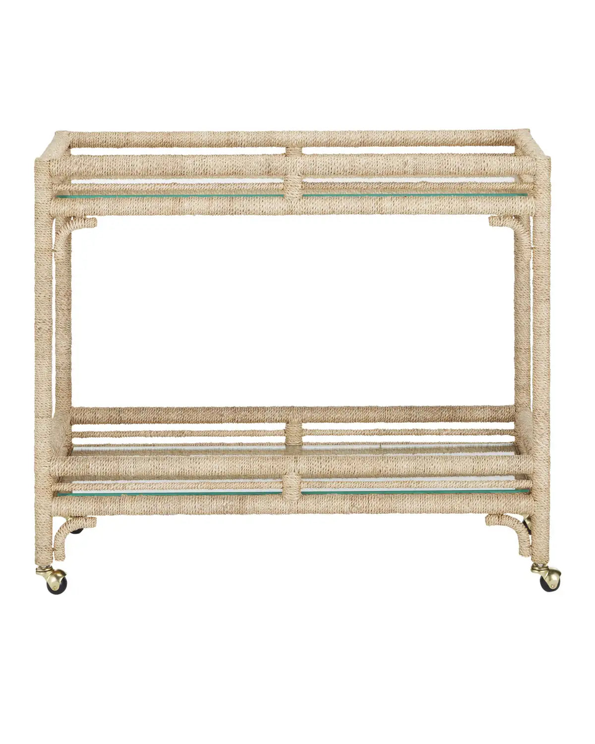 CURREY & COMPANY OLISA ROPE BAR CART - Decorative Accents