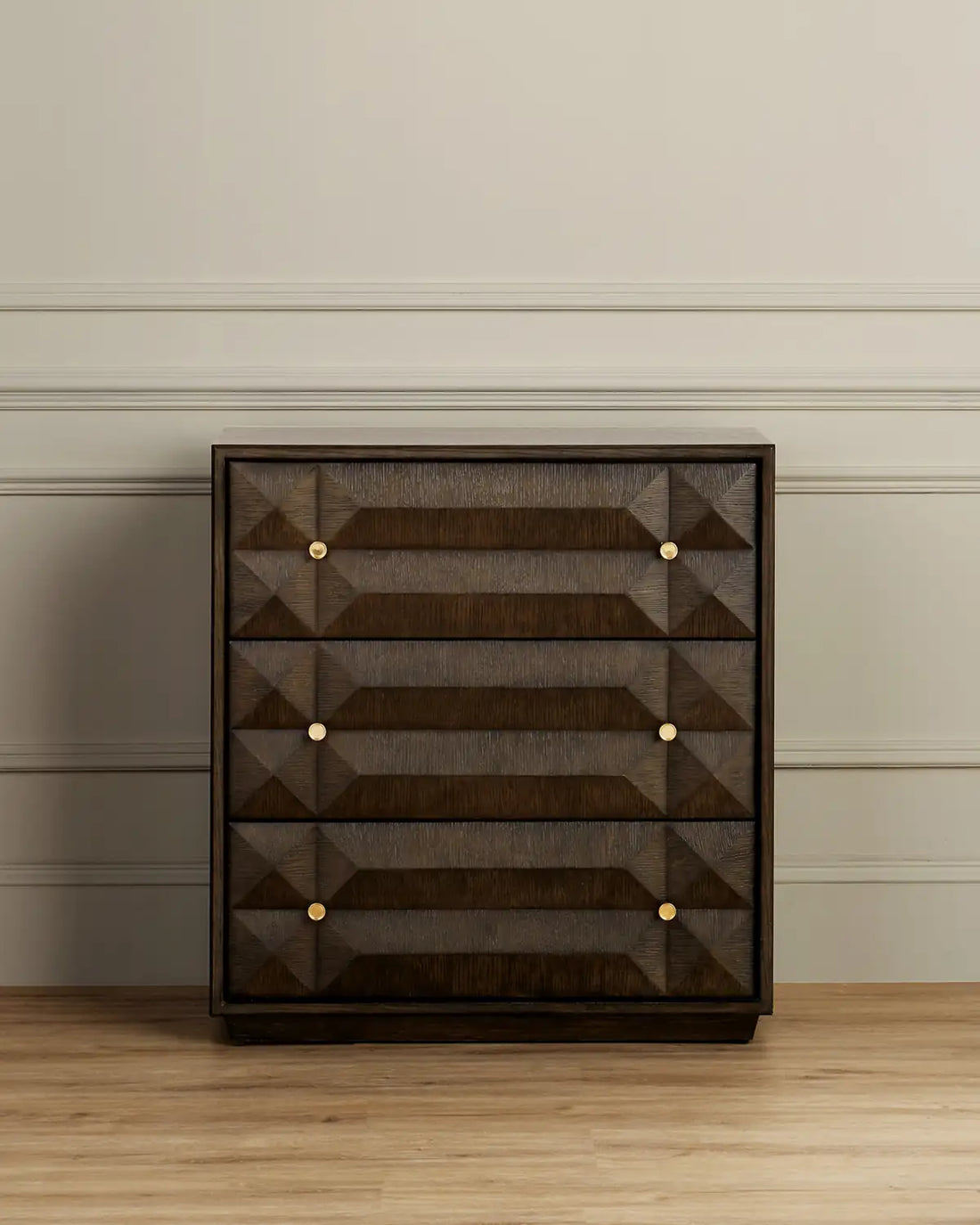 CURREY & COMPANY, KENDALL DOVE GRAY CHEST, NIGHTSTANDS