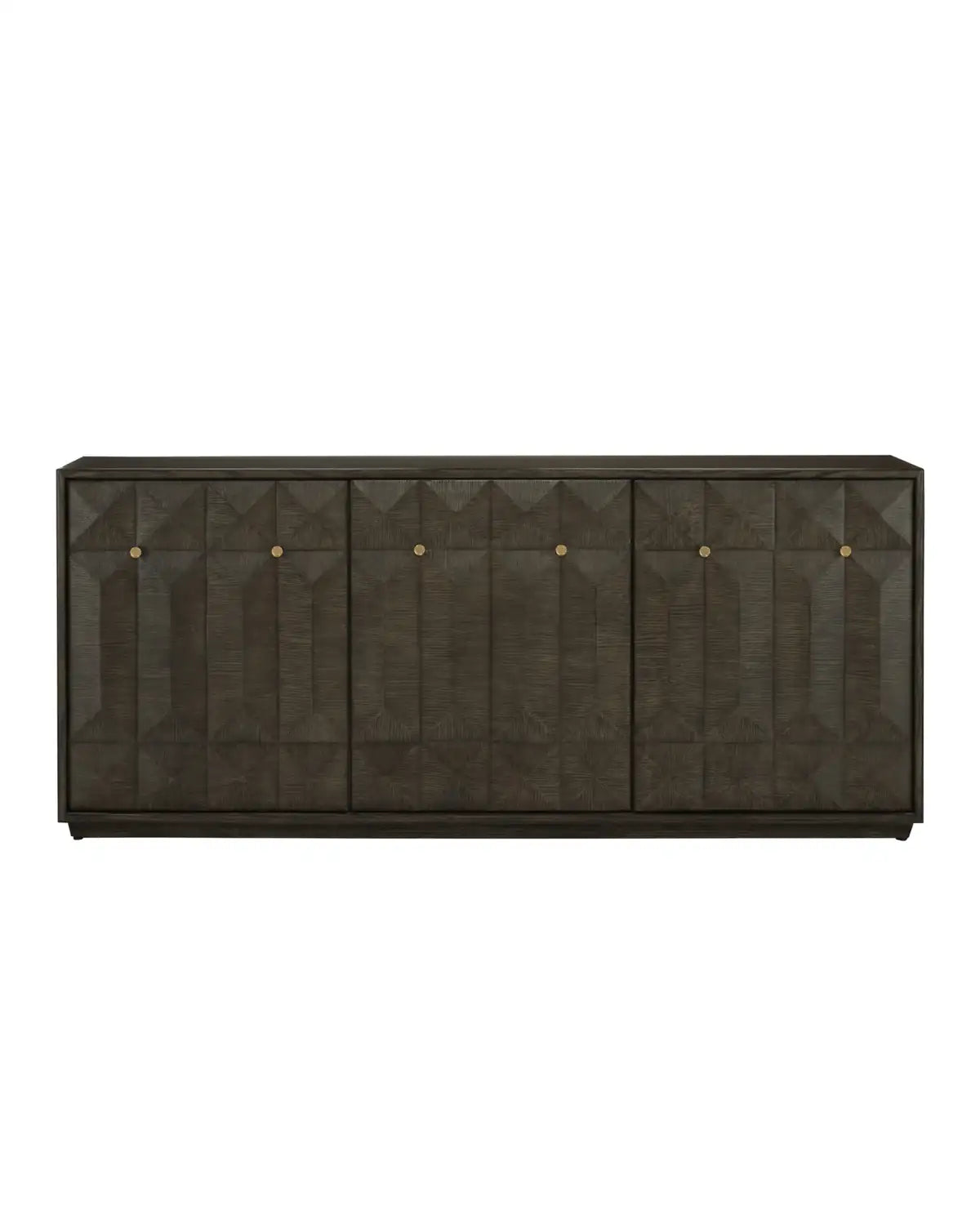 CURREY & COMPANY KENDALL DOVE GRAY CREDENZA - Cabinets & Bar
