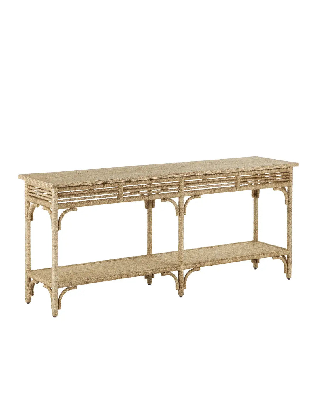 CURREY & COMPANY OLISA ROPE CONSOLE TABLE - Dining Tables