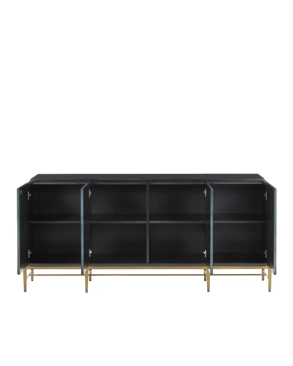 CURREY & COMPANY KALLISTA BLUE CREDENZA - Cabinets & Bar