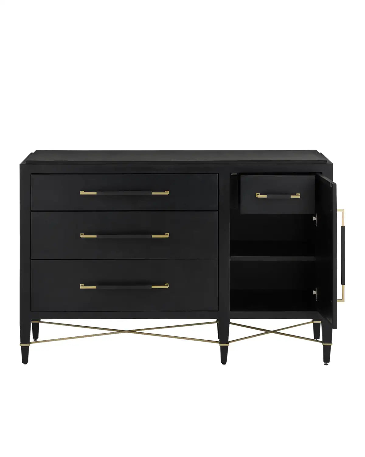 CURREY & COMPANY, VERONA THREE-DRAWER CHEST, NIGHTSTANDS