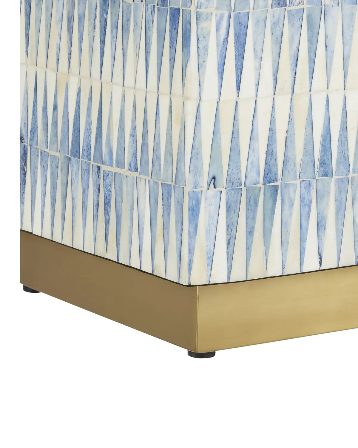 CURREY & COMPANY NADENE BLUE & ACCENT TABLE - Dining Tables