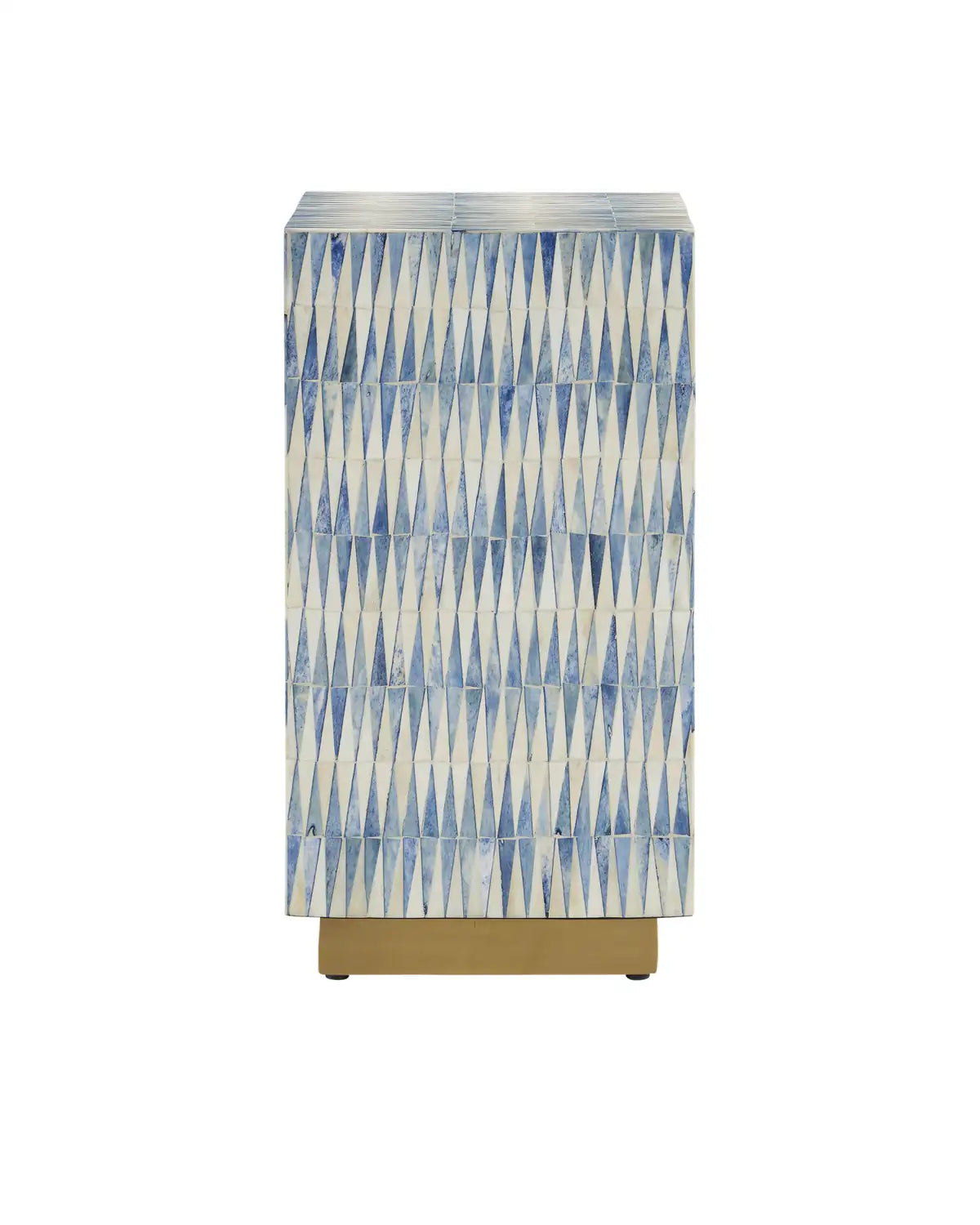 CURREY & COMPANY NADENE BLUE & ACCENT TABLE - Dining Tables