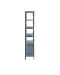 CURREY & COMPANY SANTOS VINTAGE NAVY STORAGE ETAGERE - Decorative Accents