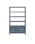 CURREY & COMPANY SANTOS VINTAGE NAVY STORAGE ETAGERE - Decorative Accents