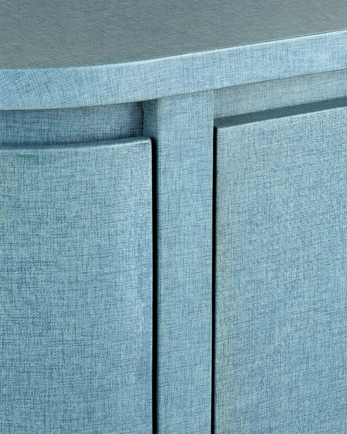 CURREY & COMPANY BRIALLEN BLUE DEMI-LUNE CABINET - Cabinets & Bar