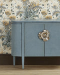 CURREY & COMPANY BRIALLEN BLUE DEMI-LUNE CABINET - Cabinets & Bar