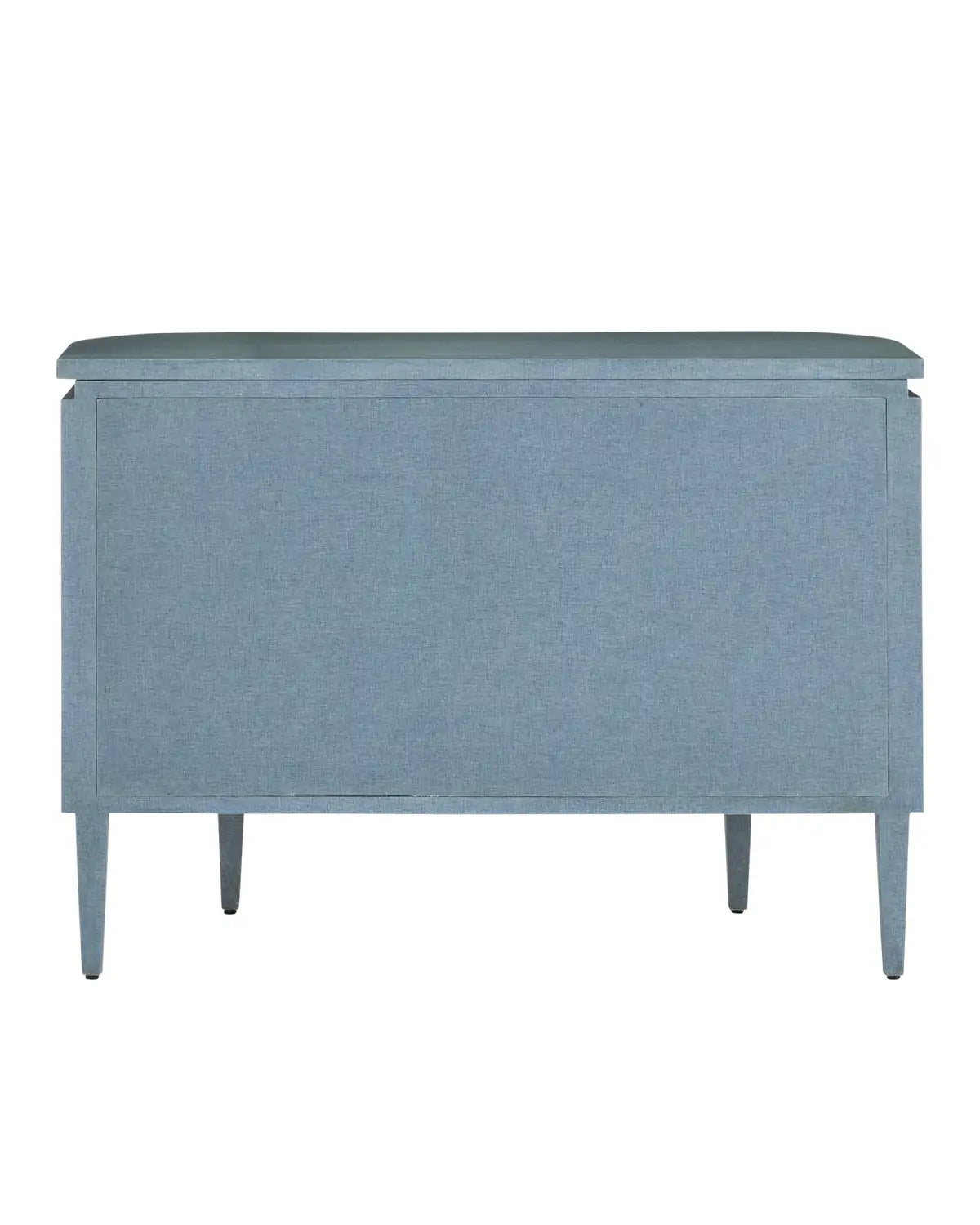 CURREY & COMPANY BRIALLEN BLUE DEMI-LUNE CABINET - Cabinets & Bar
