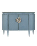 CURREY & COMPANY BRIALLEN BLUE DEMI-LUNE CABINET - Cabinets & Bar