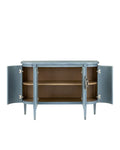 CURREY & COMPANY BRIALLEN BLUE DEMI-LUNE CABINET - Cabinets & Bar