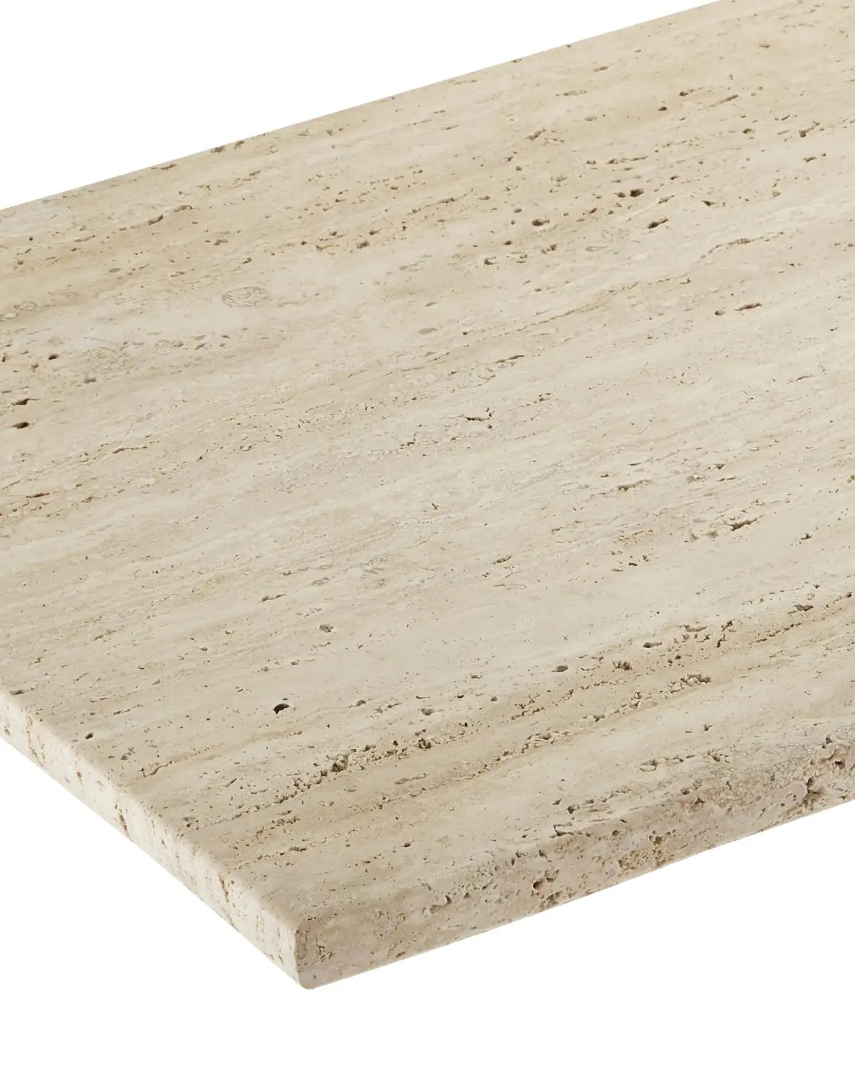 CURREY & COMPANY DEMI TRAVERTINE CONSOLE TABLE - Dining Tables
