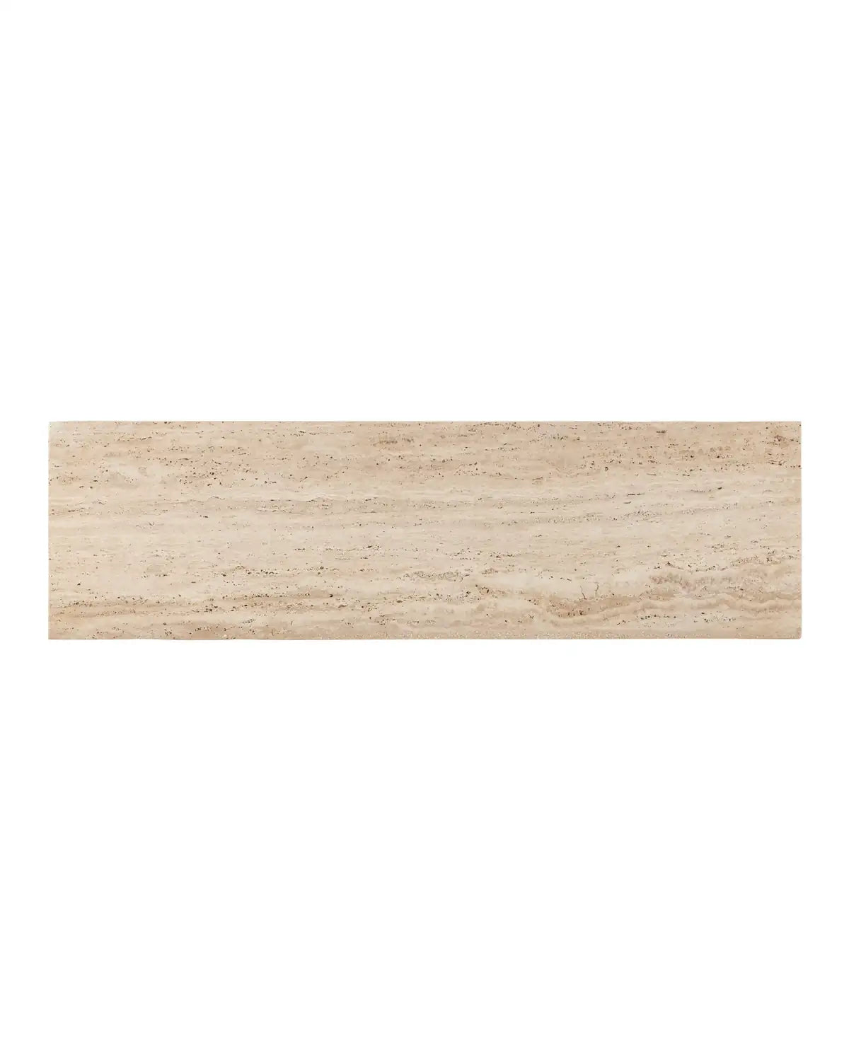 CURREY & COMPANY DEMI TRAVERTINE CONSOLE TABLE - Dining Tables